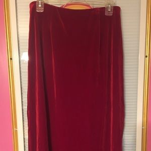 Vintage red skirt